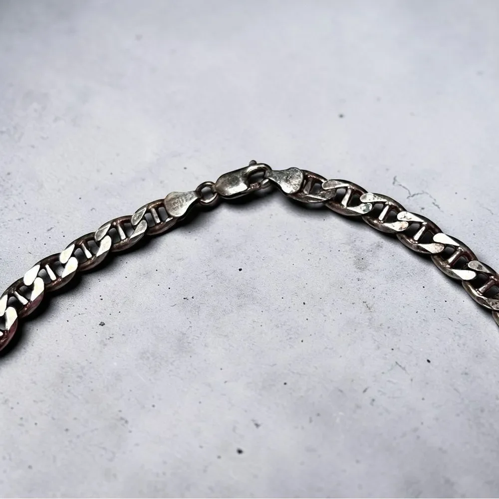 Sterling Silver 7MM Cuban 20” Chain Necklace